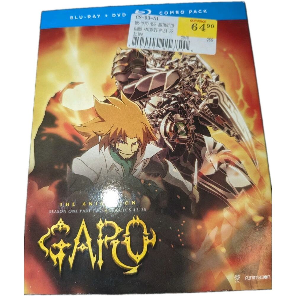Garo the Animation: Season One Part Two (Blu-ray) with Slip Cover